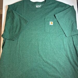 Carhartt Heather Green Pocket Tee 2XL